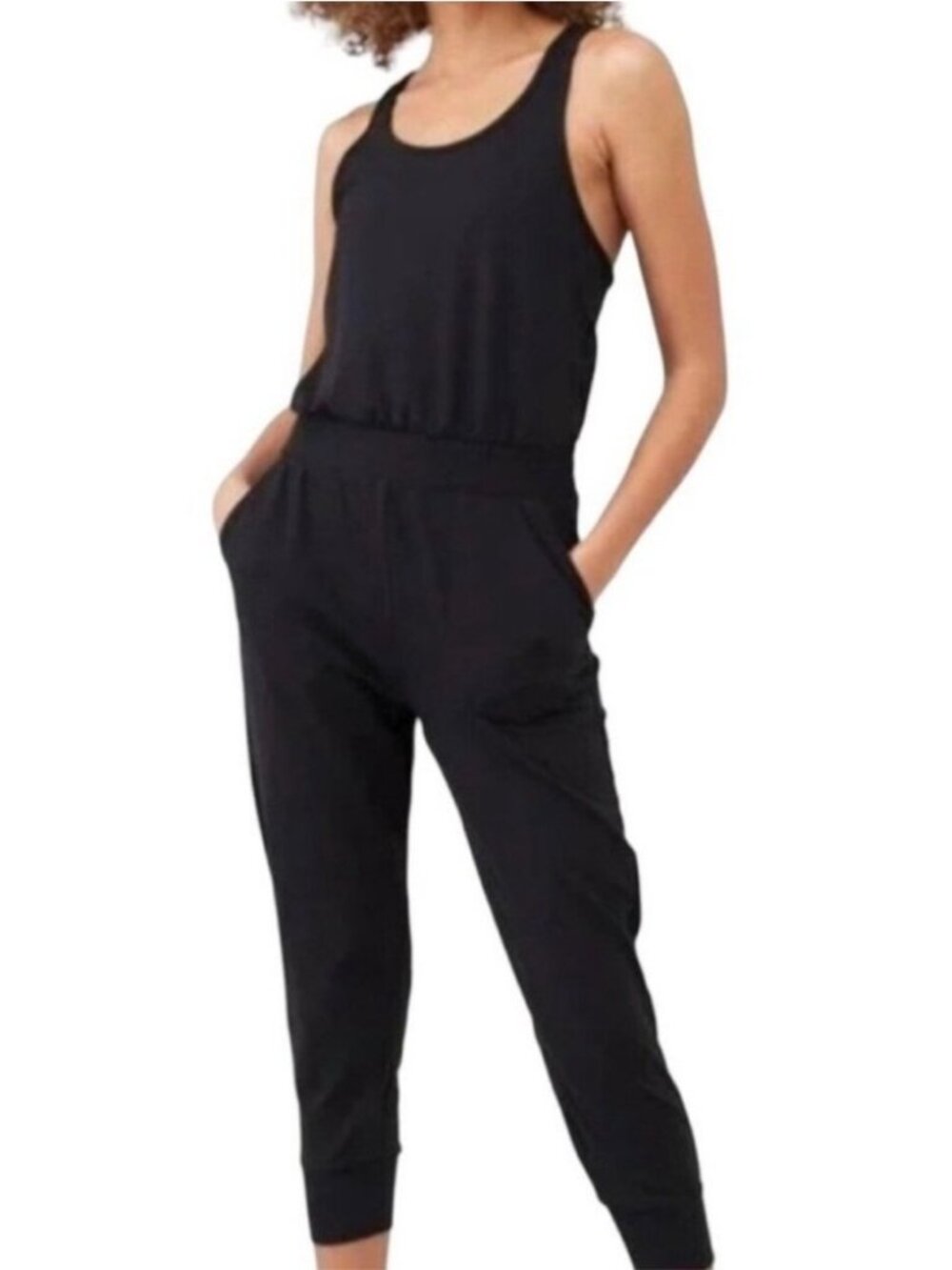 BEST NIKE JUMPSUIT BL. LG